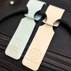 PU Leather Luggage Tag for Suitcases, Name Tag