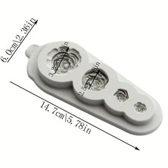 3D Silicone Rose Chocolate Mold for Cake Decorating Fondant Biscuit Candy Mold