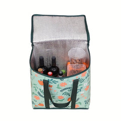Large Capacity Insulated Cooler Bag Waterproof Reusable Foldable