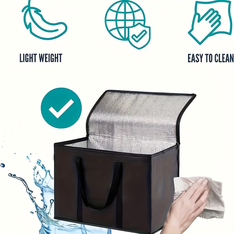 Reusable Insulated Grocery Bags Heavy Duty with Ice Packs