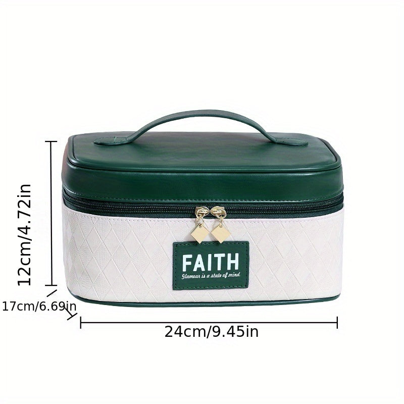 Large Capacity Travel Makeup Case Organizer