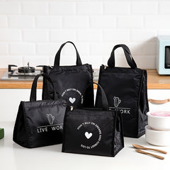 Fashionable Handbag Lunch Bag with Ice Pack Insulation