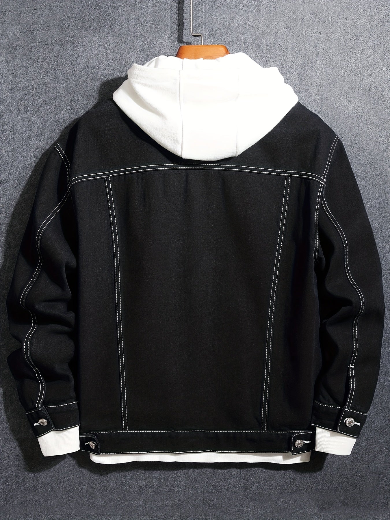 Men's Denim Street Style Jacket Coat for Spring Fall