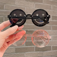 Cartoon Smile Face Round Sunglasses for Kids
