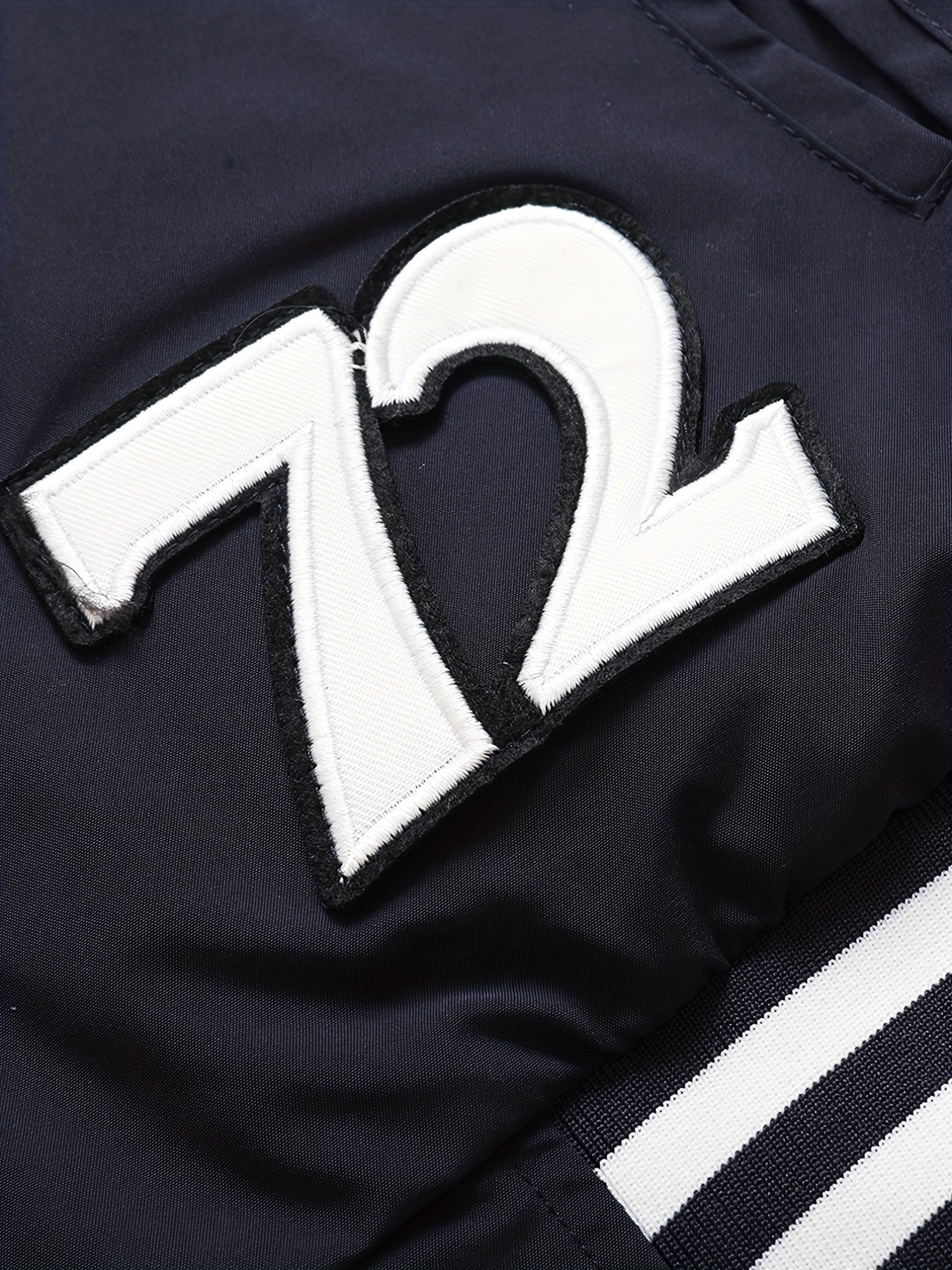 Men's Print Windbreaker Jacket Casual Baseball Collar Coat