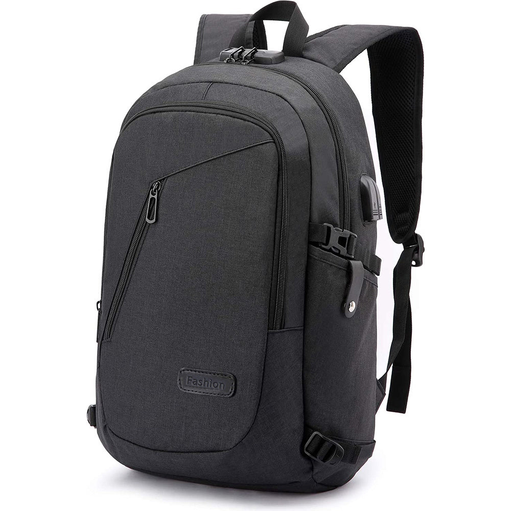 Anti Theft Laptop Backpack with USB Charging Port Slim Waterproof College School