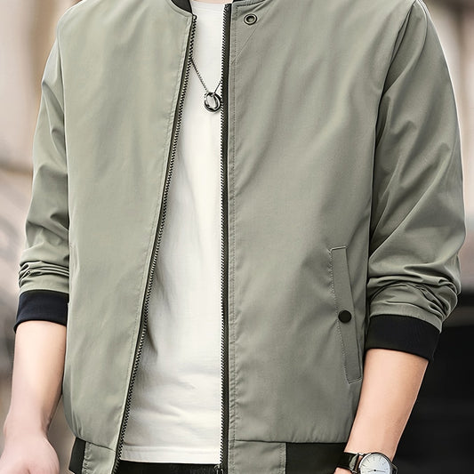 Men's Lightweight Zip Up Windbreaker Jacket