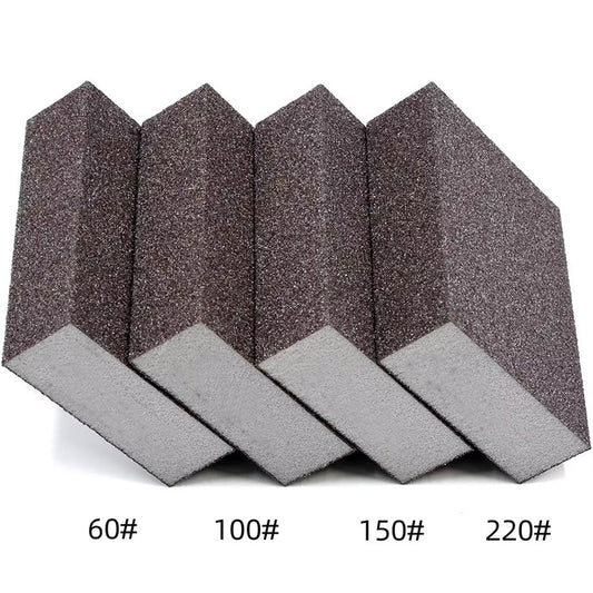 4pcs Sanding Block Sponge Coarse Medium Fine Ultra Fine Wet/Dry Grinding Pad
