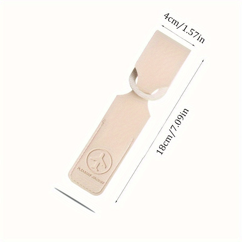 PU Leather Luggage Tag for Suitcases, Name Tag