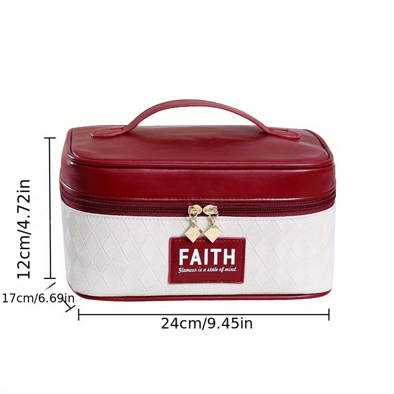 Large Capacity Travel Makeup Case Organizer