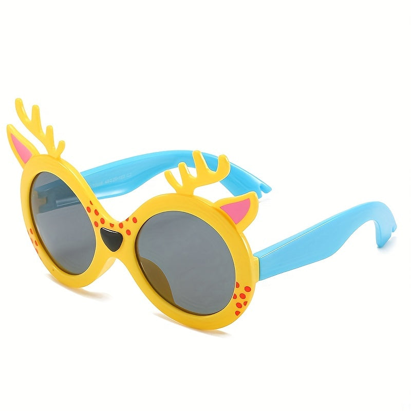 Cartoon Deer Silicone Polarized Sunglasses Sun Protection