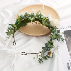 Girl's Flower Wreath Hair Hoop for Parties