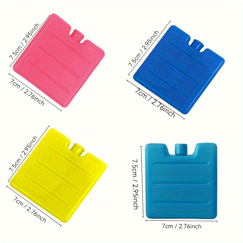 Compact Ice Packs for Lunch & Travel - Keeps Food Fresh