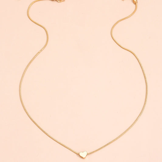 Love Heart Alloy Necklace For Women