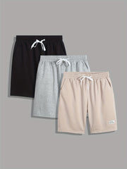 Classic Casual Cotton Drawstring Shorts for Summer