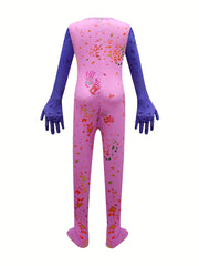 Kids Halloween Bird Costume Jumpsuit & Mask Dress Up Clothes