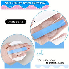 Libre Sensor Covers 50 Pack No Glue Precut CGM Tape Strong Stick