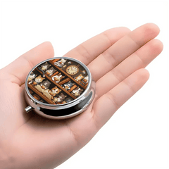 Unique Kitten Pill Box 3 Compartment Medicine Organizer