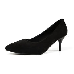 Women's Pointed Toe High Heels Slip On Court Pumps