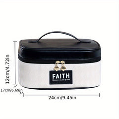 Large Capacity Travel Makeup Case Organizer