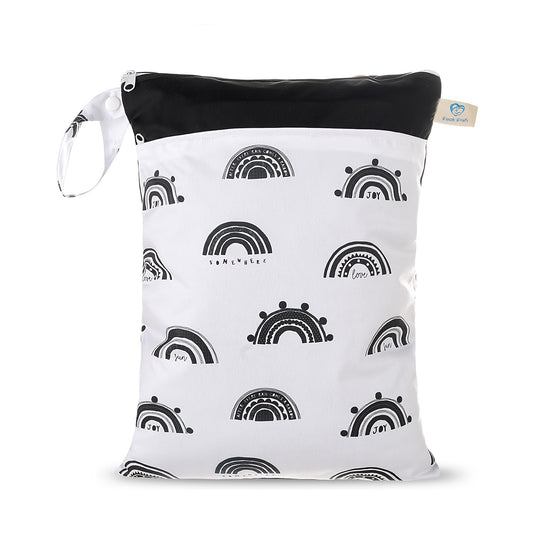 Reusable Wet Dry Bags for Baby Cloth Diapers - Stroller Toiletries Travel