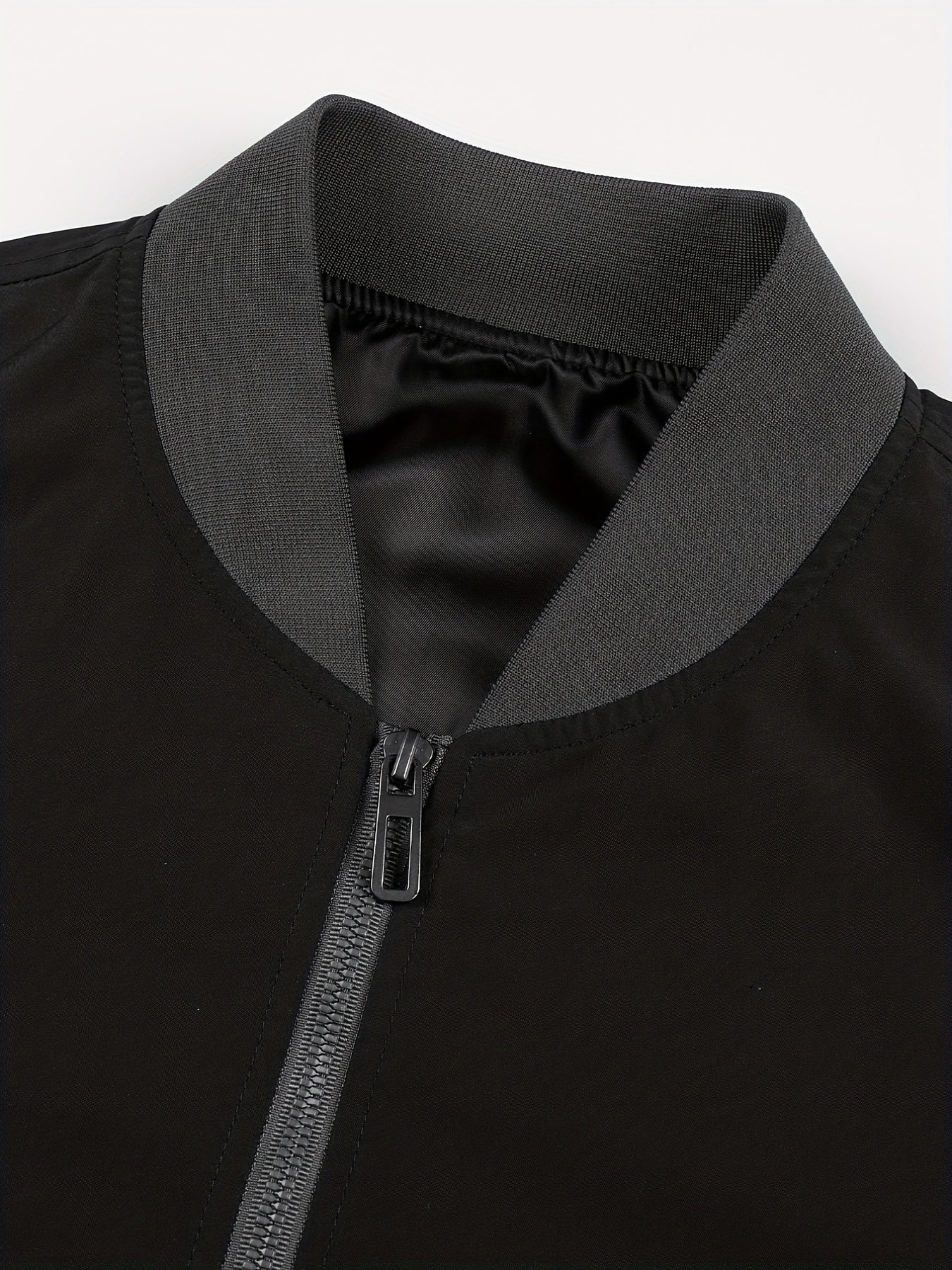 Men's Lightweight Zip Up Jacket Coat for Spring Fall