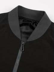 Men's Lightweight Zip Up Jacket Coat for Spring Fall