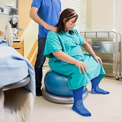 Non Slip Hospital Grip Socks - 1 Pair, Men/Women, Diabetic Socks, Wide Stretch