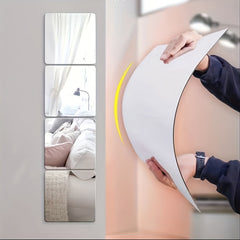 Acrylic Mirror Non Glass Shatterproof Frameless Full Length Wall Mirror