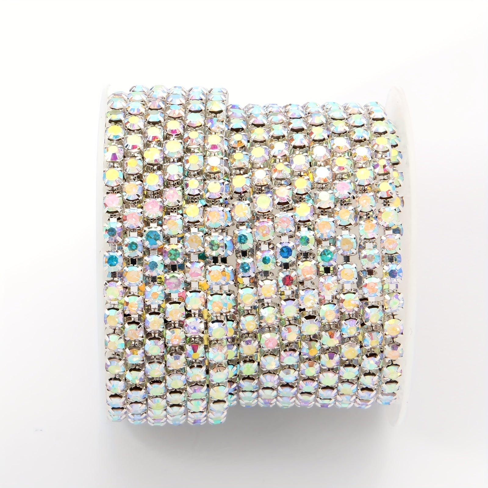 12 Claws Rhinestone Chain for DIY Nail, Shoe, Headwear - 48 Inches