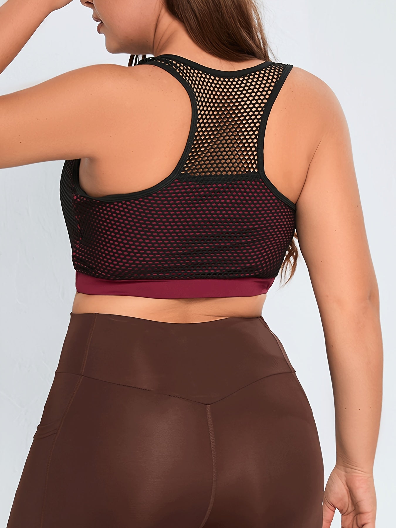 Colorblock High Stretch Yoga Bra