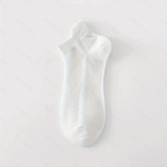 5pairs Boys Kids Casual Thin Mesh Low Ankle Socks For Spring Summer