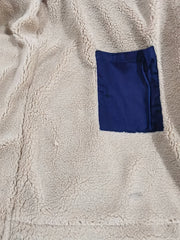 Fleece Cotton Pocket V-Neck Long Sleeves Jackets Men's Clothing