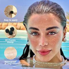 Freckle Pen Waterproof Natural Realistic 4 Colors Enhancing Makeup Look