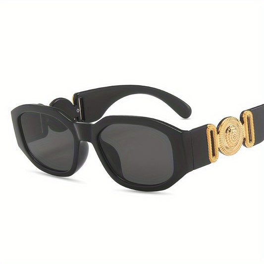Geometric Frame Sunglasses Gradient Lens Glasses UV400