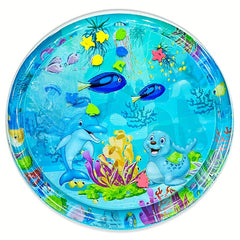Large Inflatable Water Mat Cartoon Crawling Mat Water Game Pad