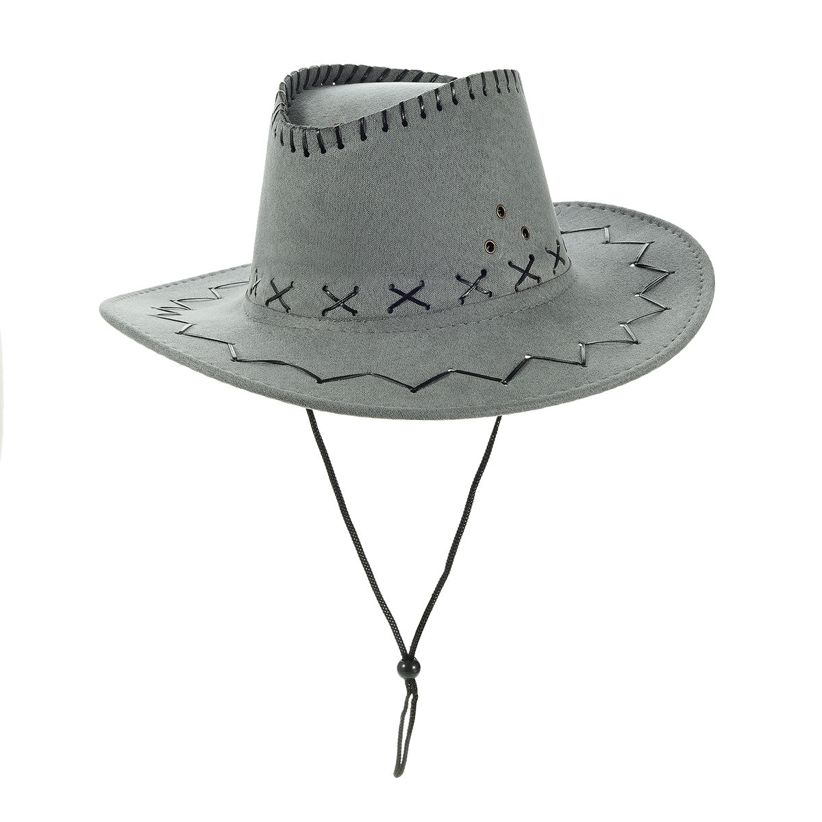 Suede Wide Brim Cowboy Hat for Women Men - Unisex Western Hat