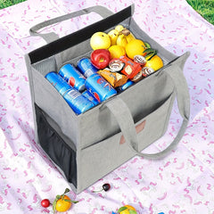Large Capacity Insulated Lunch Bag Portable Thermal Tote for Outdoo