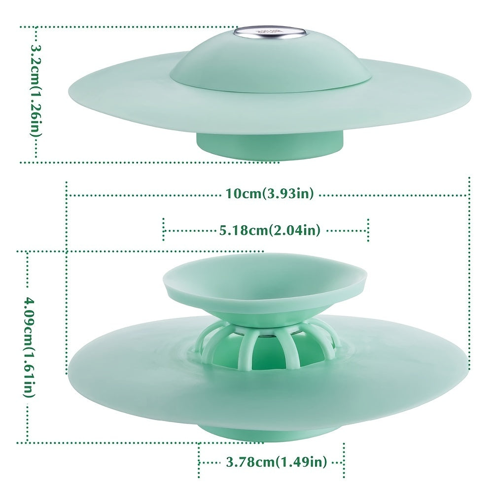 Silicone Floor Drain Stopper Hair Catcher Water Trap
