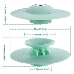 Silicone Floor Drain Stopper Hair Catcher Water Trap