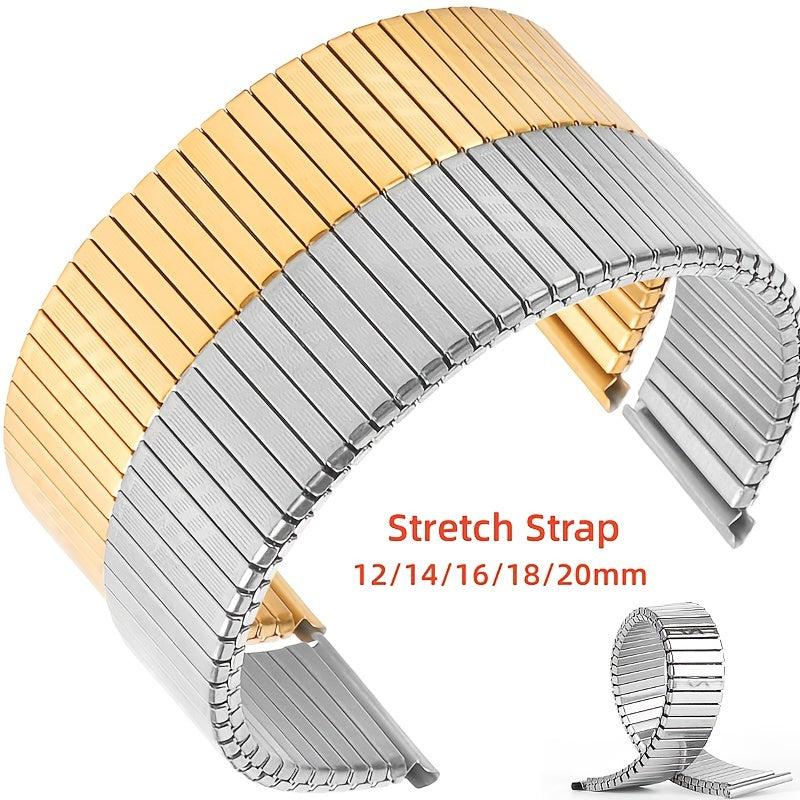 Metal Elastic Watch Strap 12mm 14mm 16mm 18mm 20mm Stretch Expansion