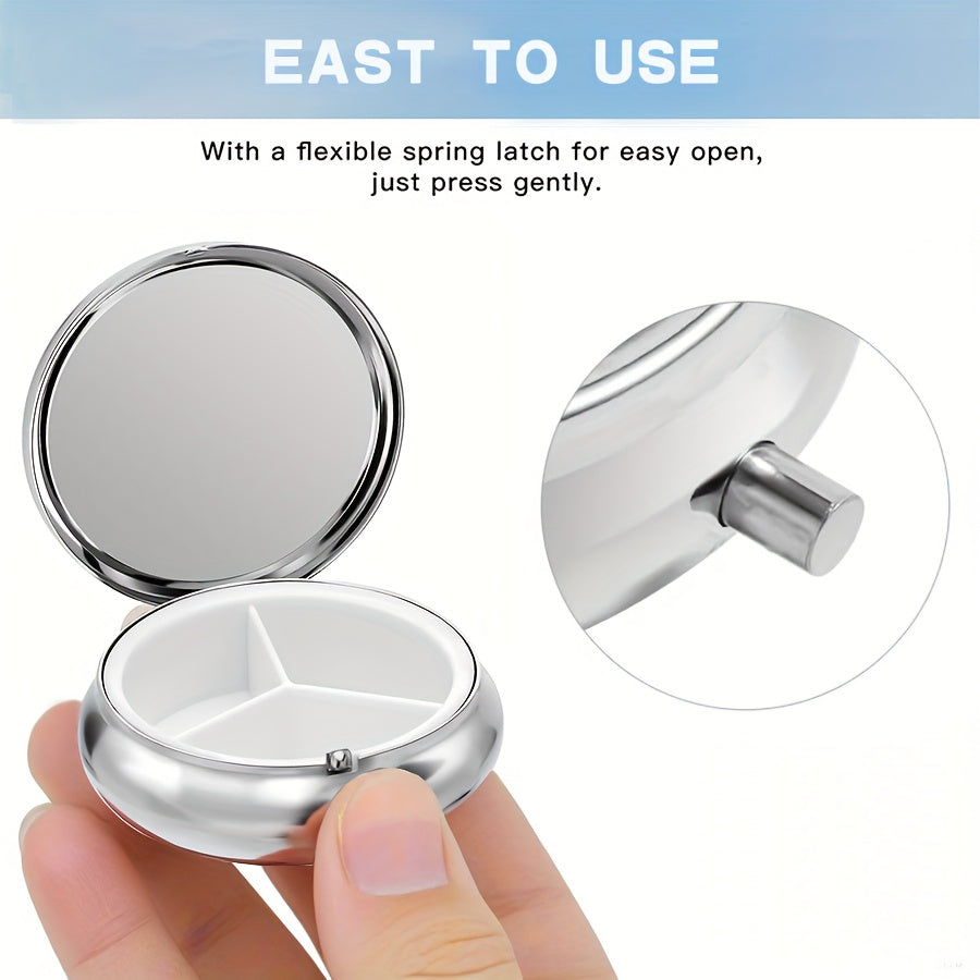 Vintage Car Pill Box Organizer for Purse and Pocket