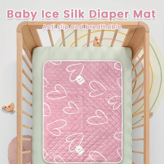 Heart-Shaped Washable Diaper Pad for Babies