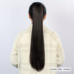 Long Straight Claw Ponytail Hair Extension