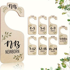 8pcs Closet Dividers Size Hanger Organizers for Holidays Gift