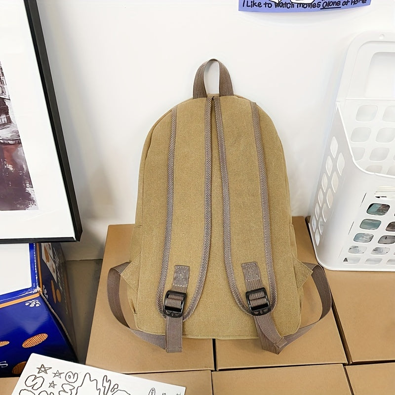 Canvas Backpack Large Capacity