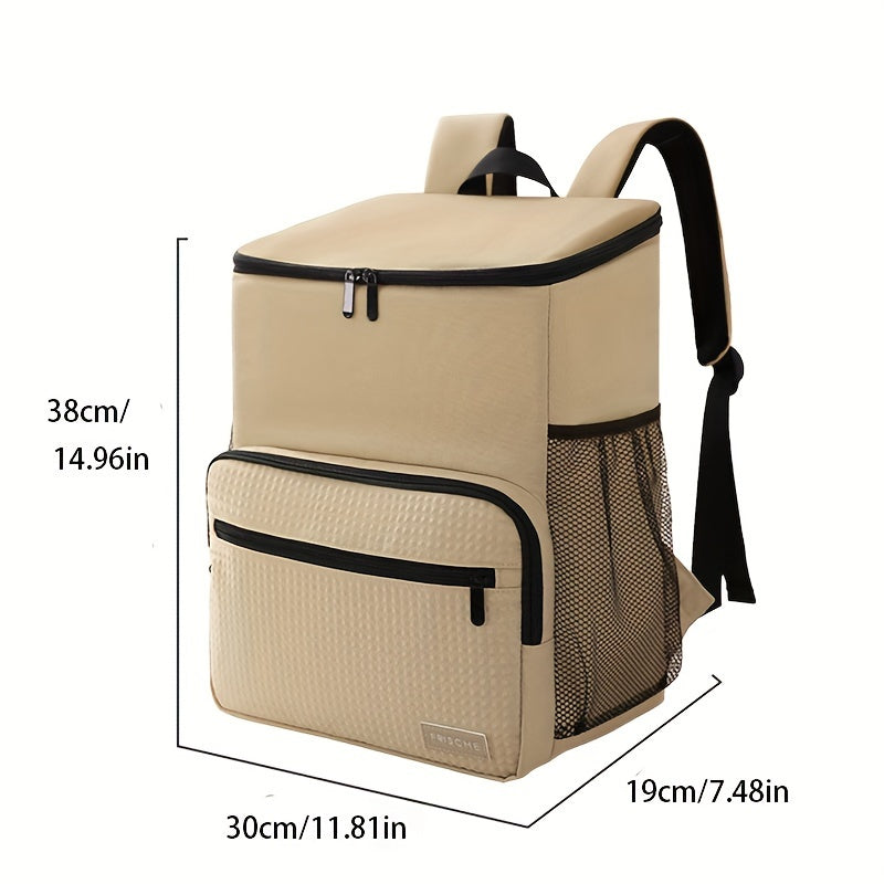 Large Insulated Cooler Backpack - Stylish & Durable Picnic Bag