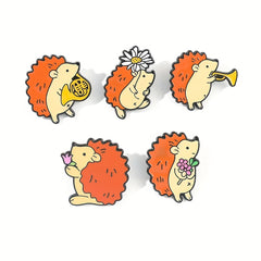 Animal Concert Hedgehog Brooch Metal Sense Costume Bag Accessories