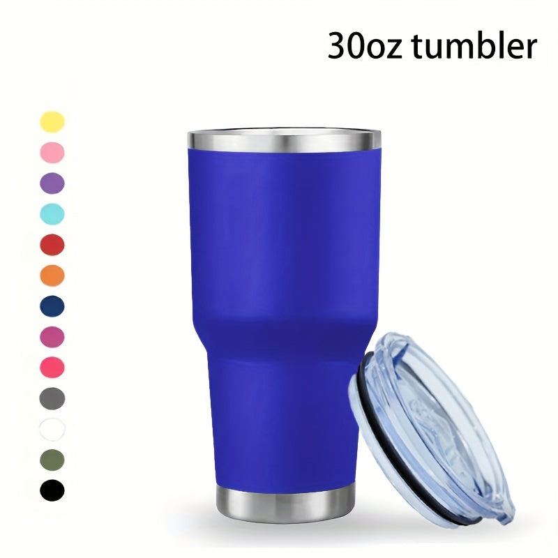 30oz Stainless Steel Insulated Coffee Mug with Lid - Ideal for Outdoor Sport