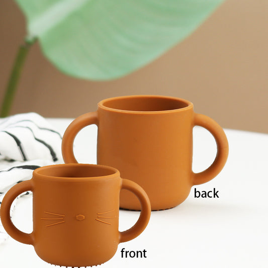 Silicone Dinosaur Embossed Drinking Cup
